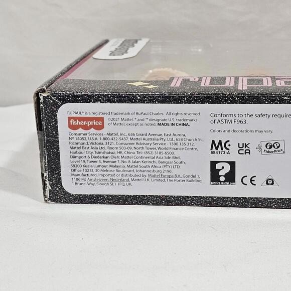 New RUPAUL Little People Collector Pack Figurines Drag Queen Doll Fisher Price - Picture 4 of 5